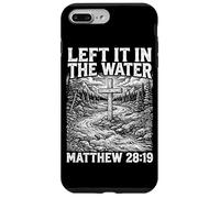 Gravure sur Bois L'a laissée dans l'eau Matthieu 28:19 Coque pour iPhone 7 Plus/8 Plus