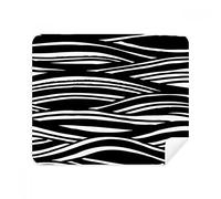 Gravure sur Bois Peinture Wave Texture Nettoyant pour écran de téléphone Lunettes Chiffon de Nettoyage 2 pcs Daim Tissu