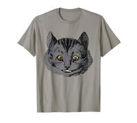 Gravure Vintage Alice au Pays des Merveilles Chat du Cheshire T-Shirt