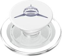 Gravure Vintage Visage de Requin pèlerin espèces océaniques PopSockets PopGrip pour MagSafe