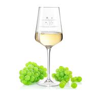 GRAVURZEILE Verre à vin Leonardo Puccini avec gravure Bonne Journée, Mauvaise Journée, Demande pas! - Cadeau amusant - Comment était ta journée?