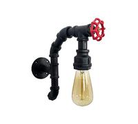 GRAWIT Applique Murale Steampunk Vintage Industrielle Rétro Conduite d'eau Applique E27 Edison Sources de Lumière Applique Murale Applique Murale Appliques Conduite d'eau pour La Maison, Restaurants,