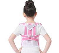GRAWIT Enfants Humpback Correction Ceinture Posture Correcteur Épaule Dos Dos Brace Soutien Ceinture Corset pour Enfant Enfants Fille Garçon Étudiants (Color : Pink, Size : Medium) Made in China