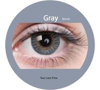 Gray (Blends) LEN$ Color Contact Lense$ Lentille$ de couleur 1 year