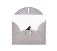 Gray HYTTER Carte de vœux Motif petit lapin noir rongeur radis pour Noël, anniversaires et anniversaires de mariage