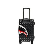 Gray Peeking Character Sketch Carry-on Hard Luggage