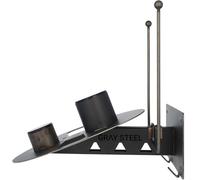 Gray Steel X7 Penderie de moto, gris