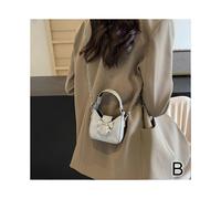 (Gray)Womens Bow Tie Handbag Simple Casual Underarm Bag Bag Crossbody Bag for Street