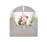 Gray YYHWHJDE Carte de vœux avec imprimé lapin sautant 15,2 x 10,2 cm - Design tendance et unique pour diverses occasions