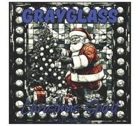 Grayglass Christmas Spirit: Fun Holiday Coloring Book for All Ages: A black and white stained glass Christmas coloring adventure featuring festive ... winter art for stress relief and creativity.