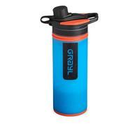 GRAYL GeoPress 710 ml Filtre à eau pour l'extérieur Eau potable I Élimine 99,99% de toutes les bactéries et virus I Parfait pour le camping, la survie et les voyages (Bali Blue)
