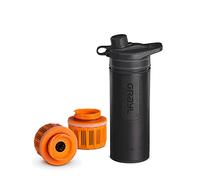 Grayl GeoPress Filtre à eau d'extérieur et de voyage avec 2 filtres de rechange Noir Covert