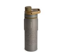 GRAYL Titanium UltraPress Bouteille filtrante Coyote Brown 500 ml - Filtre pour randonnée, camping, survie, voyage