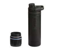 GRAYL Ultra Press Filtre à Eau Extérieure Premium Mega Bundle avec Filtre de Remplacement 300L Eau Potable Élimine 99,99% Bactéries & Virus pour Camping, Survie & Voyage - Noir Caché + Noir