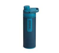 GRAYL UltraPress 500 ml Filtre à eau pour l'extérieur Eau potable I Élimine 99,99% de toutes les bactéries et virus I Parfait pour le camping, la survie et les voyages (Forest Blue)