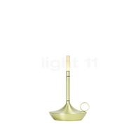 Graypants Wick Lampe rechargeable LED laiton - 16,5 cm Ce luminaire comporte des modules à LED prémontés de classes énergétiques A A++, A+, A