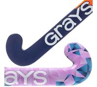 Grays Aftershock Crosse de hockey sur gazon en bois - Profil Ultrabow pour débutants et jeunes - Idéal pour les jeux en plein air - 92,7 cm