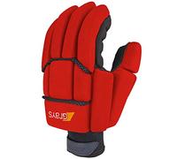 Grays Proflex 1000 Gants de hockey Noir & Rouge Fluoro Gauche, Small Left Hand