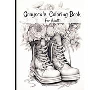 Grayscale Coloring Book: Grayscale adult coloring book for Stress & Anxiety Relief