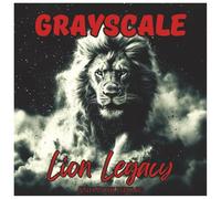 Grayscale Lion Legacy: Fun Coloring Book for All Ages: Majestic Grayscale Lion Illustrations for Relaxation, Creativity & Stress Relief
