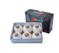 Grayss 6 Balles Hockey Herbe Match Grays Blanches