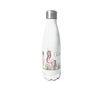 GRAZDesign Gourde pour enfant avec nom personnalisé - Cadeau licorne pour fille - Idée de cadeau pour la rentrée des classes - Bouteille isotherme en acier inoxydable - 500 ml - Licorne avec fée
