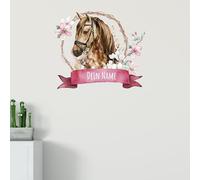 GRAZDesign Sticker mural avec nom personnalisé pour chambre d'enfant fille - 46 x 40 cm