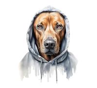 GRAZDesign Sticker mural chien Rhodesian Ridgeback - Motif cool pour salon, chambre à coucher, chambre d'adolescent - 51 x 40 cm