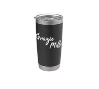 Grazie Mille Gobelet isotherme en acier inoxydable double paroi