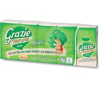 Grazie Natural Mouchoirs de poche x10
