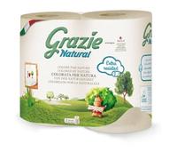 Grazie Natural - Pack 2 x 2 rouleaux essuie-tout compact - Vendu par unité