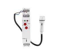 GRB8-01/02 Interrupteur Crépusculaire Din Rail Minuterie Photoélectrique Capteur De Lumière Relais AC110V-240V Marche/arrêt Automatique(GRB8-02 AC110-240V)
