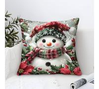 GRBASNDOU Coussins en Lot 45x45cm pour Ajouter du Style De Noël À Votre Maison Coussins Parfaits pour Le Salon Et Les Pièces De Vie Pendant Noël