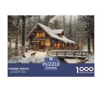 GRBASNDOU Puzzle 1000 Pieces Collection Noel pour Adultes 38x26cm/1000pcs Défi Intelligent