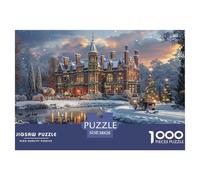 GRBASNDOU Puzzle 1000 Pieces Collection Noel pour Adultes 38x26cm/1000pcs Défi Intelligent