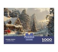 GRBASNDOU Puzzle 1000 Pieces Collection Noel pour Adultes 52x38cm/1000pcs Défi Intelligent
