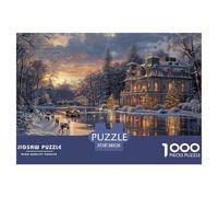 GRBASNDOU Puzzle 1000 Pieces pour Adultes Inspiration Noel 38x26cm/1000pcs Art Et Décoration