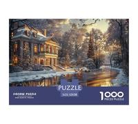 GRBASNDOU Puzzle 1000 Pieces pour Adultes Inspiration Noel 52x38cm/1000pcs Art Et Décoration