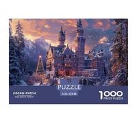 GRBASNDOU Puzzle Adulte 1000 Pièces Célébration De Noel 52x38cm/1000pcs Jeu De Société Famille