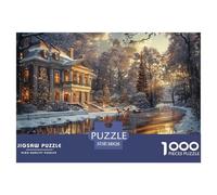 GRBASNDOU Puzzle Adulte 1000 Pièces Noel Intemporel 38x26cm/1000pcs Puzzle Artistique