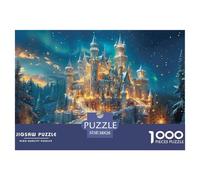 GRBASNDOU Puzzle De Noel 1000 Pièces Adulte Féerie Hivernale 38x26cm/1000pcs Cadeau Apprécié