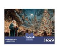 GRBASNDOU Puzzle De Noel 1000 Pièces Adulte Féerie Hivernale 38x26cm/1000pcs Cadeau Apprécié