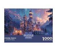 GRBASNDOU Puzzle De Noel 1000 Pièces Adulte Féerie Hivernale 38x26cm/1000pcs Cadeau Apprécié