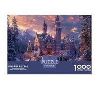 GRBASNDOU Puzzle De Noel 1000 Pièces Adulte Féerie Hivernale 38x26cm/1000pcs Cadeau Apprécié
