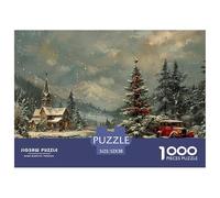 GRBASNDOU Puzzle De Noel 1000 Pièces Adulte Féerie Hivernale 52x38cm/1000pcs Cadeau Apprécié
