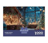 GRBASNDOU Puzzle De Noel 1000 Pièces Adulte Féerie Hivernale 70x50cm/1000pcs Cadeau Apprécié
