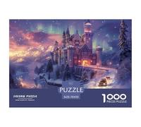 GRBASNDOU Puzzle De Noel 1000 Pièces Adulte Féerie Hivernale 70x50cm/1000pcs Cadeau Apprécié