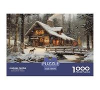 GRBASNDOU Puzzle De Noel 1000 Pièces Atmosphere De Fêtes 70x50cm/1000pcs Puzzle Adulte Classique