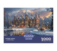 GRBASNDOU Puzzle De Noel 1000 Pièces Émerveillement 52x38cm/1000pcs Puzzles Classiques Adulte