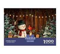 GRBASNDOU Puzzle De Noel 1000 Pièces pour Adultes Charme De l'hiver 52x38cm/1000pcs